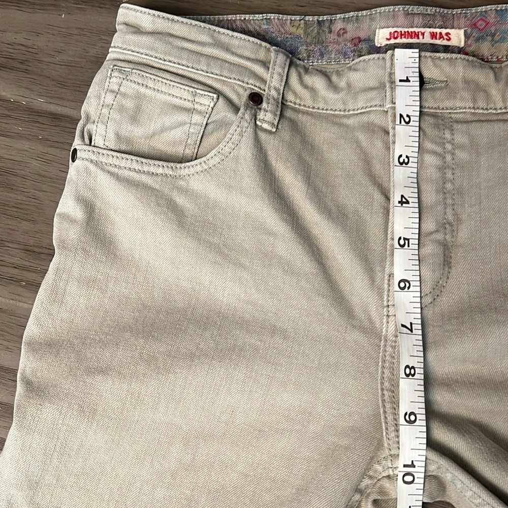 JOHNNY WAS CATALINA COTTON BOYFRIEND JEANS SIZE 27 - Picture 9 of 16